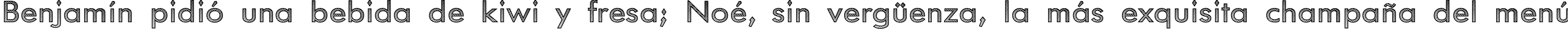 Пример написания шрифтом Phoenix Arise текста на испанском