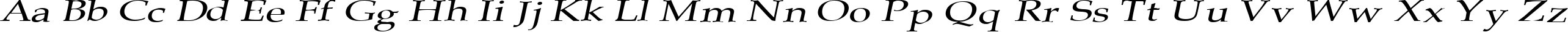 Пример написания английского алфавита шрифтом Plain Squashed