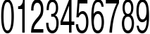 Пример написания цифр шрифтом Pragmatica55