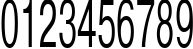 Пример написания цифр шрифтом PragmaticaCTT50n