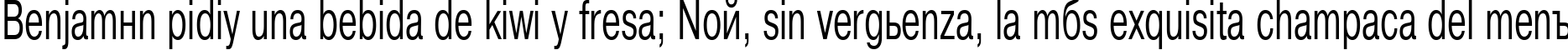 Пример написания шрифтом PragmaticaCTT61n текста на испанском