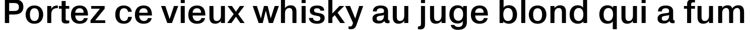 Пример написания шрифтом PragmaticaLightC Bold текста на французском