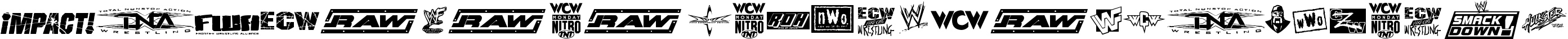 Пример написания шрифтом Pro Wrestling Logos текста на французском