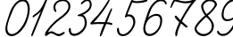 Пример написания цифр шрифтом Propisi