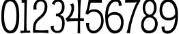 Пример написания цифр шрифтом Pupcat
