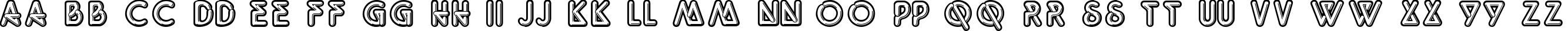 Пример написания английского алфавита шрифтом Quantum