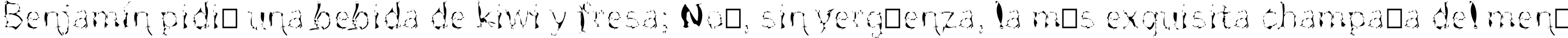 Пример написания шрифтом Rдnnskita текста на испанском
