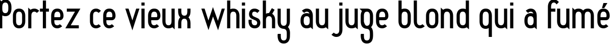 Пример написания шрифтом Redhead Goddess Bold текста на французском