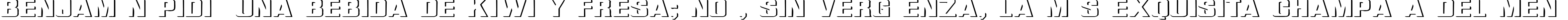 Пример написания шрифтом Relief Grotesk Extended текста на испанском