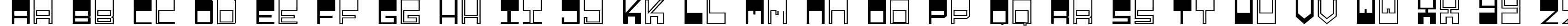 Пример написания английского алфавита шрифтом Relieftechnik 1