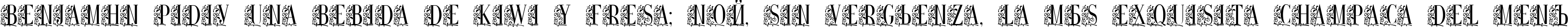 Пример написания шрифтом Remeslo текста на испанском
