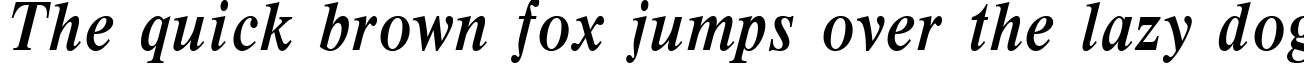 Пример написания шрифтом Narrow Bold Italic текста на английском