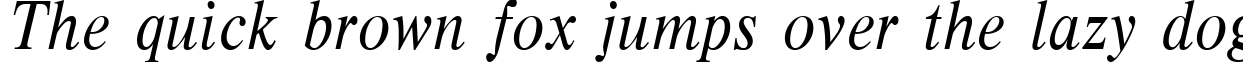 Пример написания шрифтом Narrow Italic текста на английском