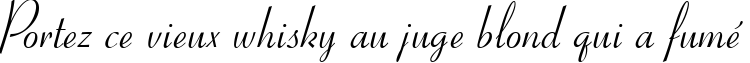 Пример написания шрифтом Ribbon 131 BT текста на французском