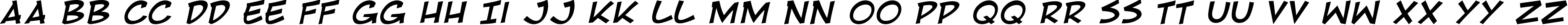 Пример написания английского алфавита шрифтом RivenShield  Italic