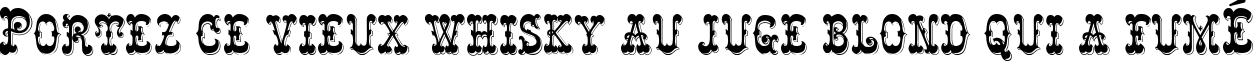 Пример написания шрифтом Rochester текста на французском