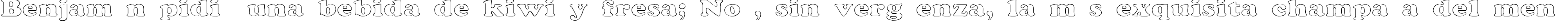 Пример написания шрифтом Rockletter Transparent текста на испанском