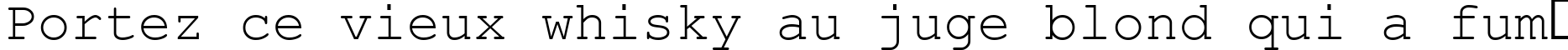 Пример написания шрифтом Rod текста на французском