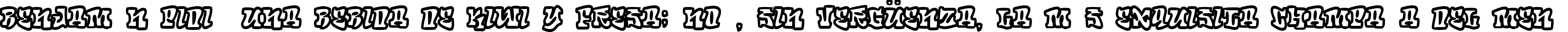 Пример написания шрифтом RoteFlora текста на испанском