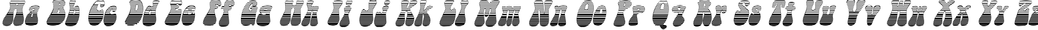 Пример написания английского алфавита шрифтом Sargoo Italic