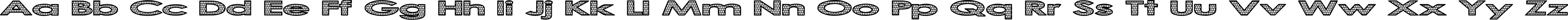 Пример написания английского алфавита шрифтом Scaling the Dragon