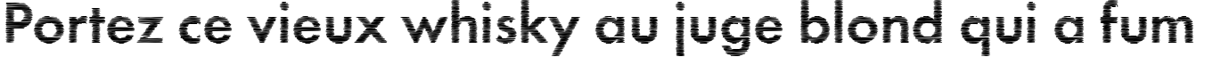 Пример написания шрифтом Schist Bold текста на французском