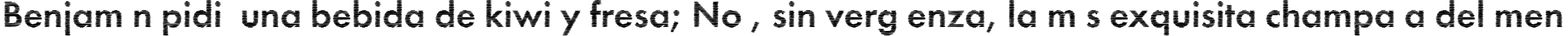 Пример написания шрифтом Schist Bold текста на испанском