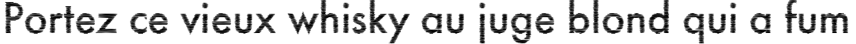 Пример написания шрифтом Schist Regular текста на французском