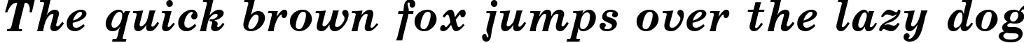 Пример написания шрифтом BoldItalic Cyrillic текста на английском