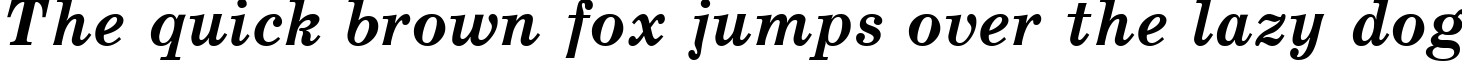 Пример написания шрифтом BoldItalic текста на английском