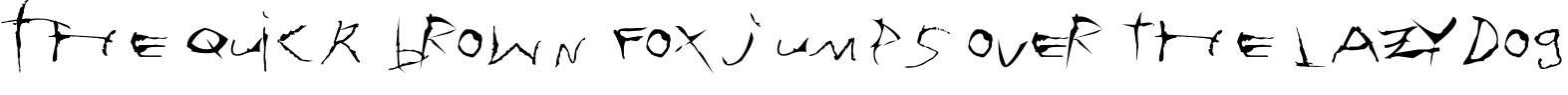 Пример написания шрифтом Sehnsucht Font текста на английском