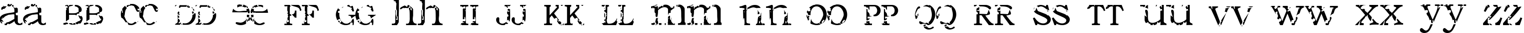 Пример написания английского алфавита шрифтом Seraphim