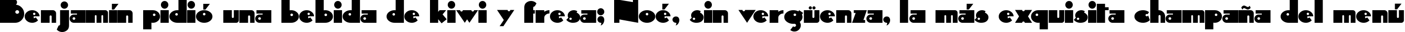 Пример написания шрифтом Sid-theKid текста на испанском