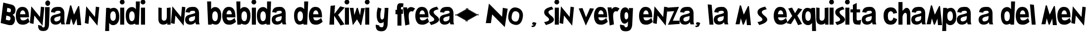 Пример написания шрифтом SimLLHP текста на испанском
