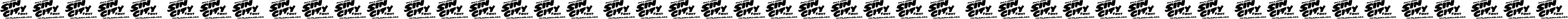 Пример написания шрифтом Sin City текста на русском