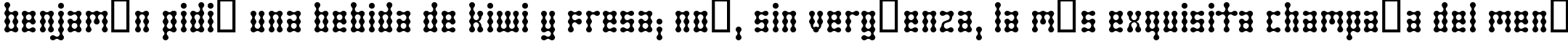 Пример написания шрифтом Skeletor Stance текста на испанском