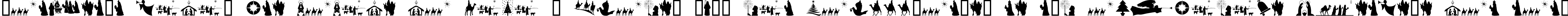 Пример написания шрифтом SL Christmas Silhouettes Normal текста на испанском
