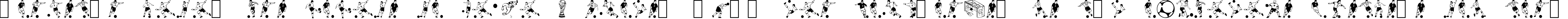 Пример написания шрифтом Soccer Dance текста на испанском