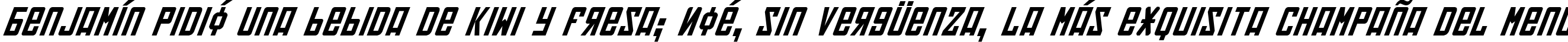 Пример написания шрифтом Soviet Italic текста на испанском