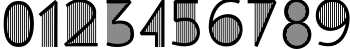 Пример написания цифр шрифтом SS_Adec2.0_initials