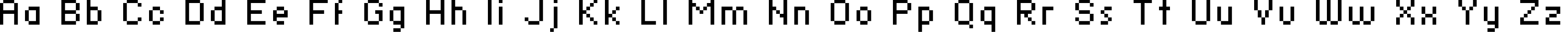 Пример написания английского алфавита шрифтом standard 07_56