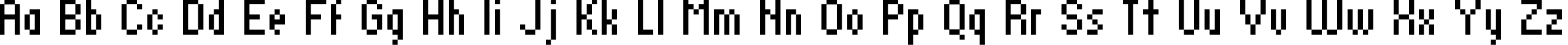 Пример написания английского алфавита шрифтом standard 07_57
