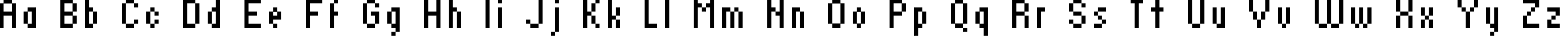 Пример написания английского алфавита шрифтом standard 07_58