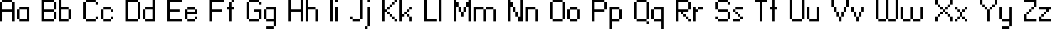Пример написания английского алфавита шрифтом standard 09_55