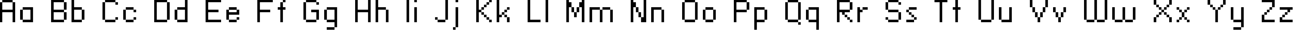 Пример написания английского алфавита шрифтом standard 09_56