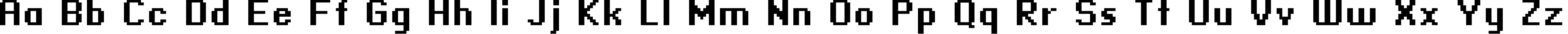 Пример написания английского алфавита шрифтом standard 09_66