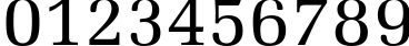 Пример написания цифр шрифтом Stargate