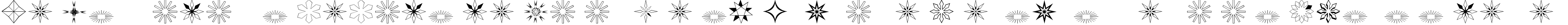 Пример написания шрифтом Stars2 текста на испанском