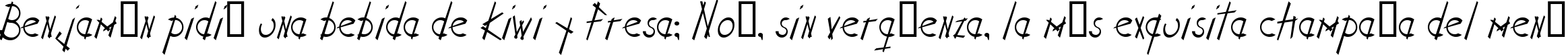 Пример написания шрифтом Stix n Stonz текста на испанском