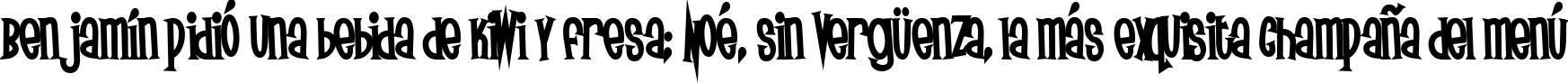 Пример написания шрифтом Surf Safari текста на испанском